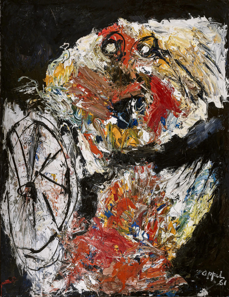 'Vlammend Kind met Hoepel', 1961. Klik om te vergroten.