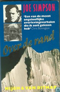Omslag van 'Over de rand' van Joe Simpson