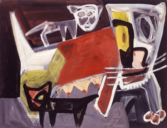 Jan Elburg, ‘Moerpoes’, 1952. Gouache, 50 x 65 cm.