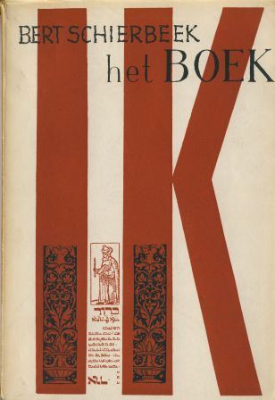 Omslag door Lucebert van Schierbeeks 'Het boek ik' (1951).