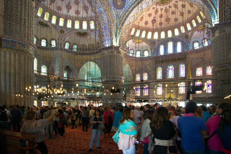 Blauwe moskee, Istanboel.