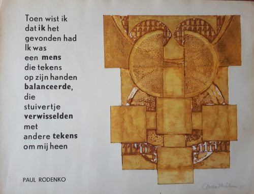 Tekst Rodenko bij grafiek van Kerkhoven