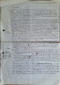 Facsimile tekst in handschrift, pagina 1