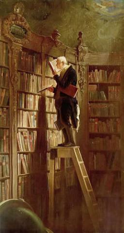 Der Bücherwurm - Carl Spitzweg