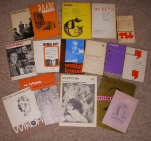 Omslagen van uiteenlopende tijdschriften met publicaties van Rudy Cornets de Groot