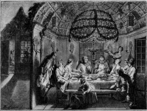 Bernard Picart, 'De maaltijd in de loofhutten', Museum Fodor, Amsterdam