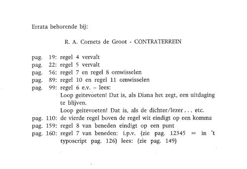 Errata bij 'Contraterrein'