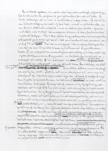 Pagina uit manuscript