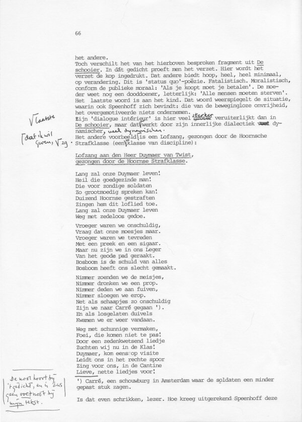 Pagina uit typoscript