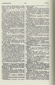 Pagina uit Van Dale