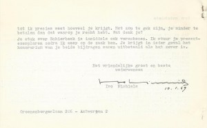 Facsimile van rectozijde brief nr. 7