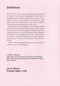 Binnenzijde nieuwjaarskaart voor 2013 van Michèle Elburg-Gaarkeuken.