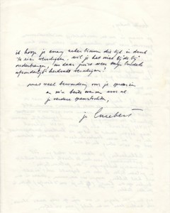 Facsimile van blz. 2 brief