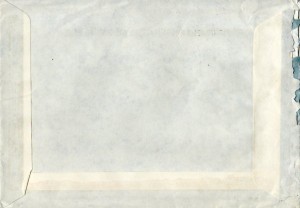 Rektozijde enveloppe Lucebert 1978
