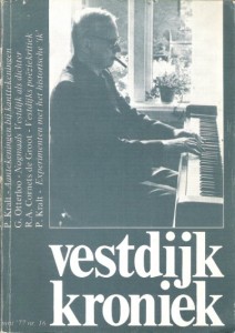 Omslag Vestdijkkroniek nr. 16, juni 1977