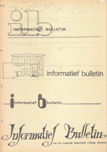 Vier logo's voor het Informatief Bulletin