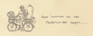 'Daar kwamen we een Nederlander tegen' - illustratie.