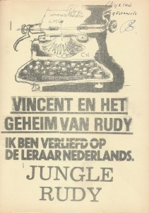 Collage van krantenkoppen