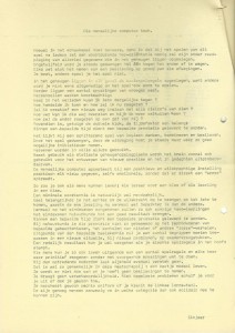 Pagina 1 van tekst Klaas de Vries