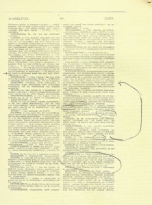 Pagina 445 van de 6e druk van Van Dale.