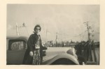 'Onze auto'. Augustus 1956, Zeebrugge.